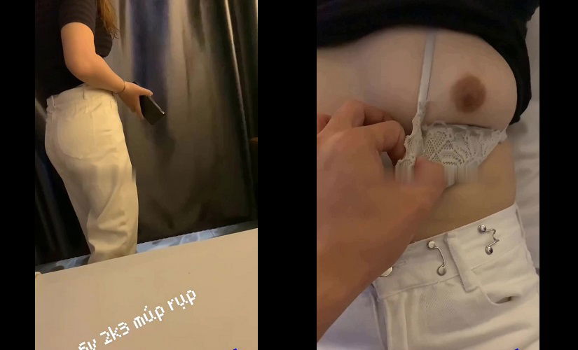 phim sex thủ dâm ngoài đường Tán mãi mới đưa được em gái lên giường