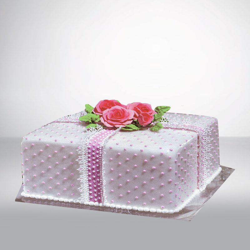 Birthday cake square decoration _ fruit in _... - Stock Illustration  [32572359] - PIXTA