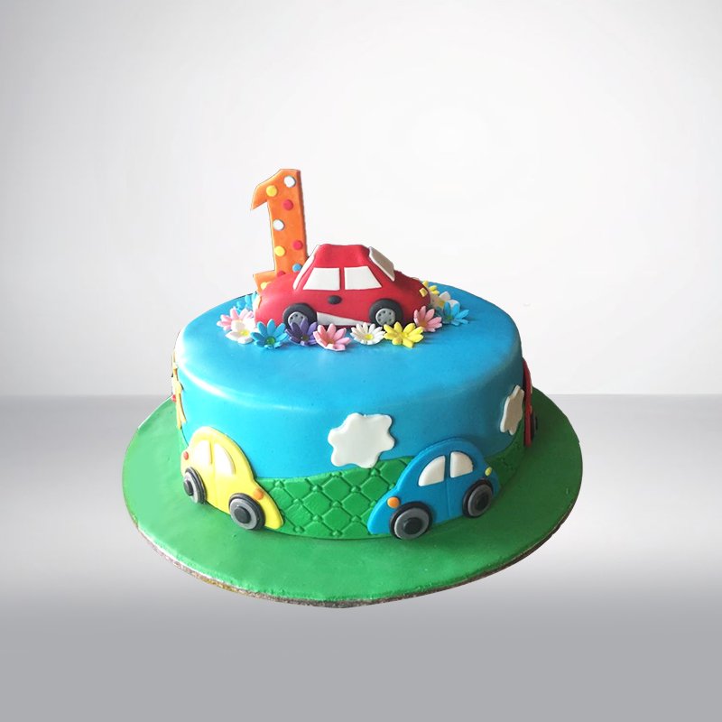 Cute Car Race Birthday Theme Cake - Cake Square Chennai | Cake Shop in  Chennai-sgquangbinhtourist.com.vn